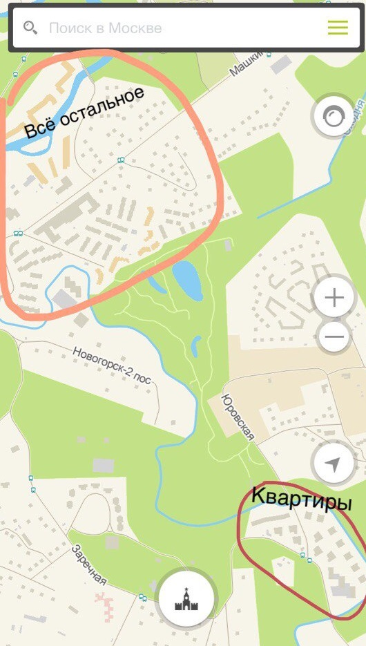 Карта ЖК "Олимпийская деревня"