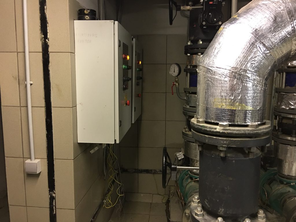 Шкаф управления системой отопления ЖК "Одинбург"