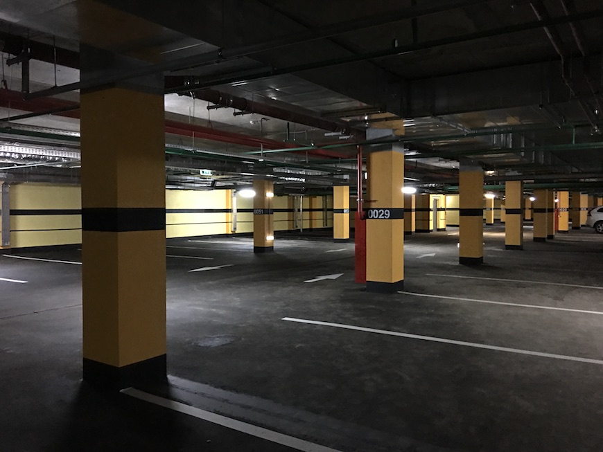 Подземный паркинг в ЖК "Золотые Ворота"