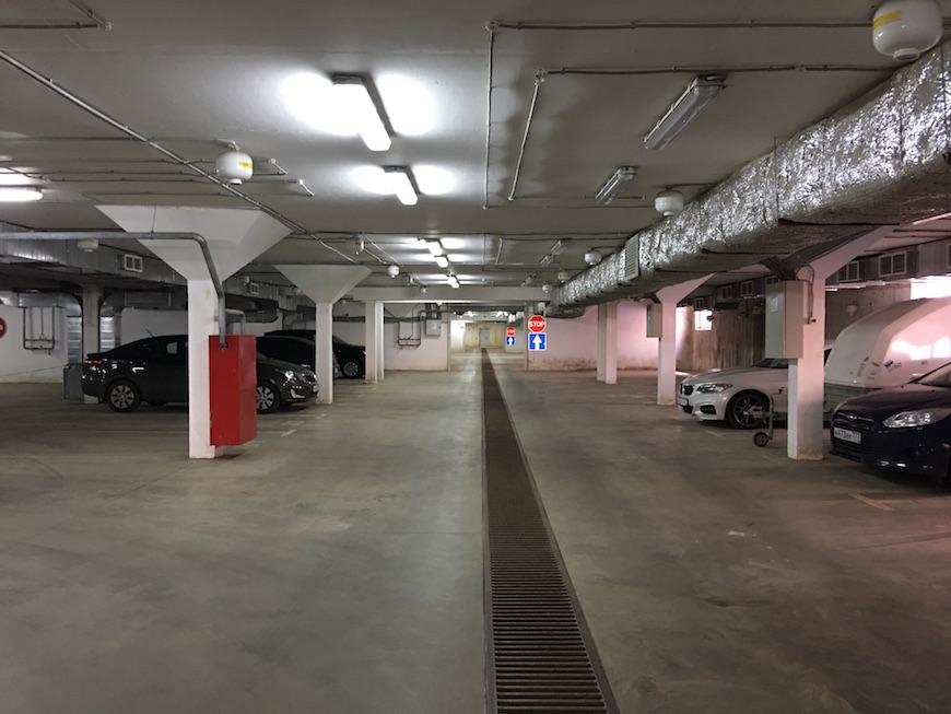 Подземный паркинг в Микрорайоне "Богородский"